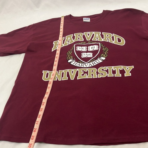 Harvard University Maroon Short Sleeve T-Shirt Mens size large - Picture 6 of 7
